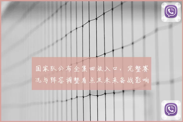 国家队公布全集回放入口，完整赛况与阵容调整看点及未来备战影响